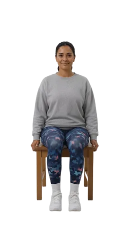 Seated leg raise